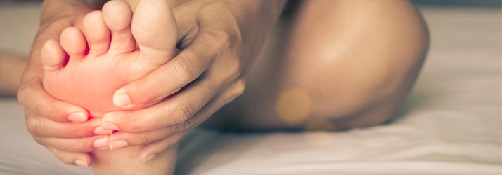 Chiropractic Naperville IL Foot Person with foot pain.